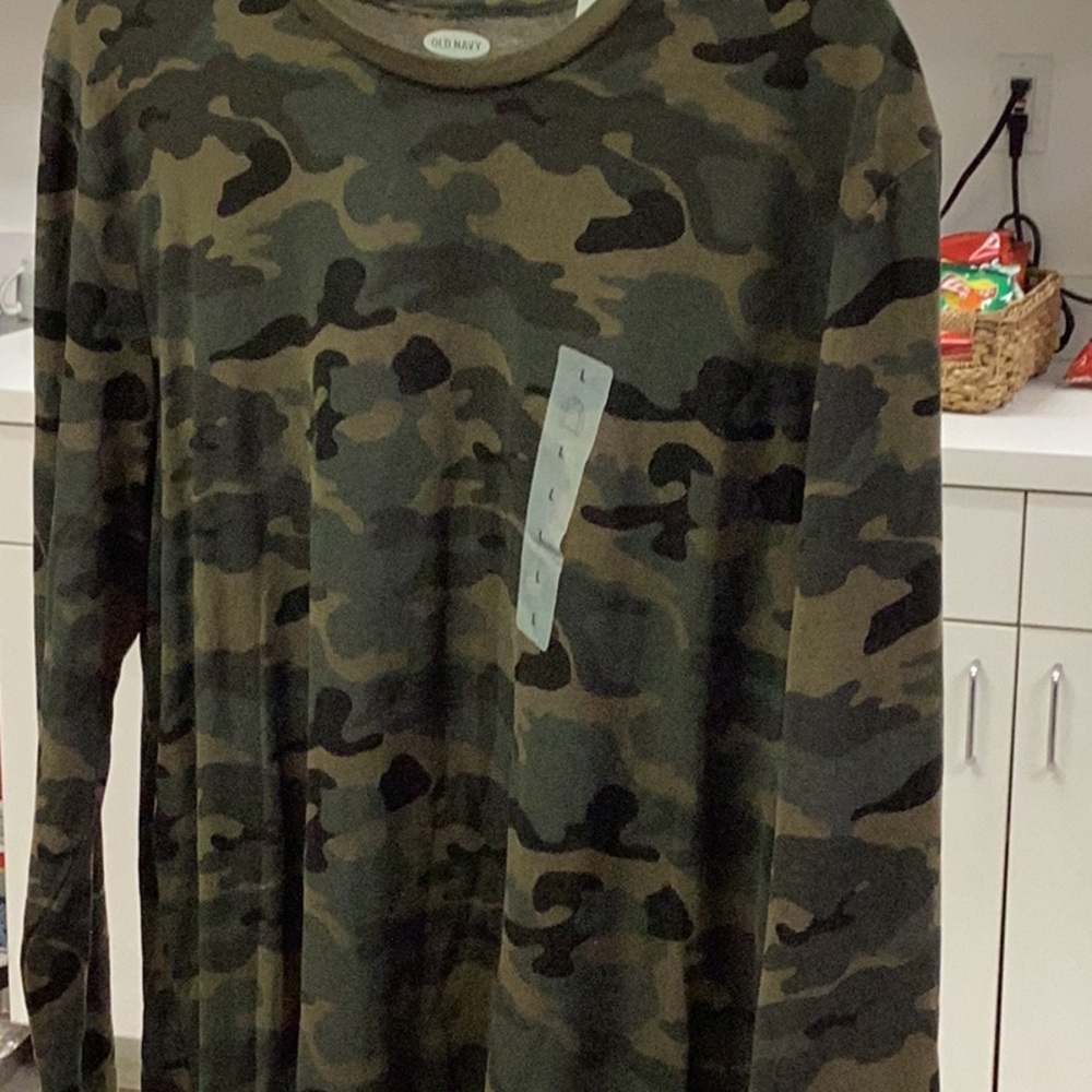 Camouflage Long Sleeve Shirt